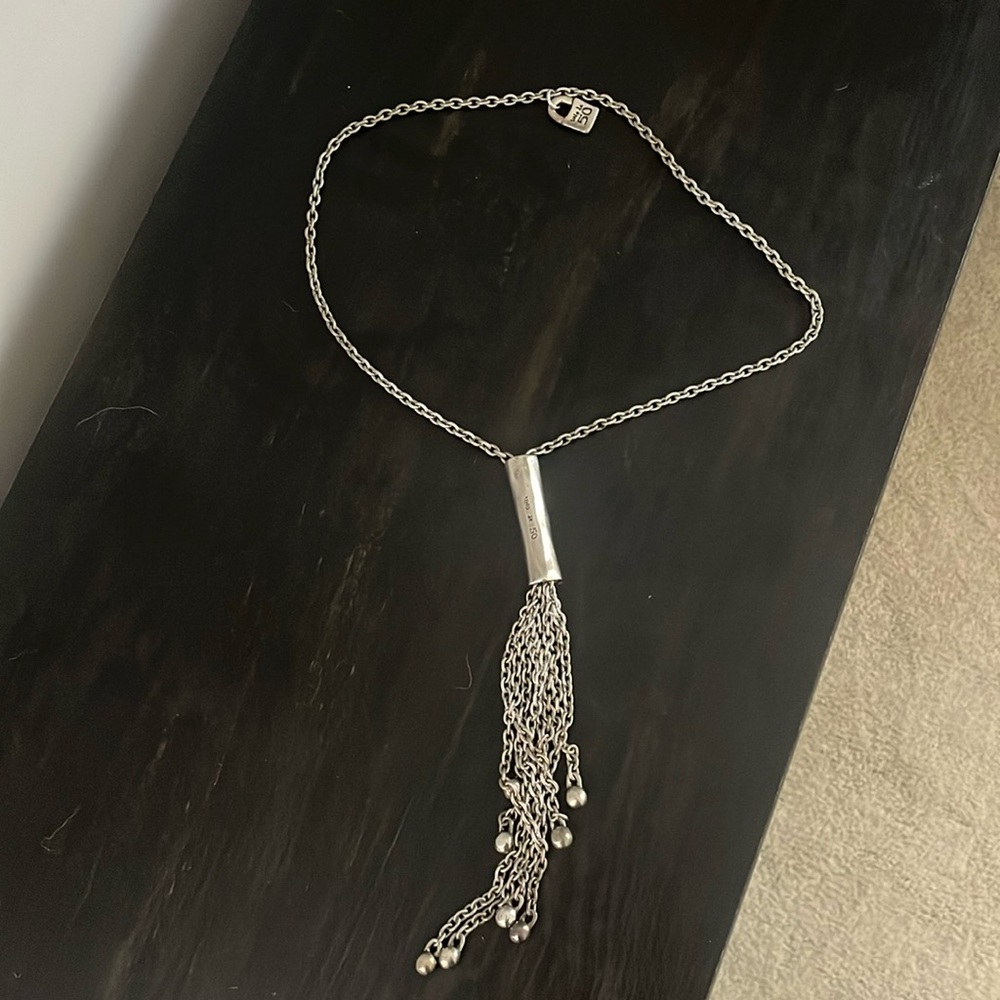 Uno de cincuenta sterling silver plated necklace